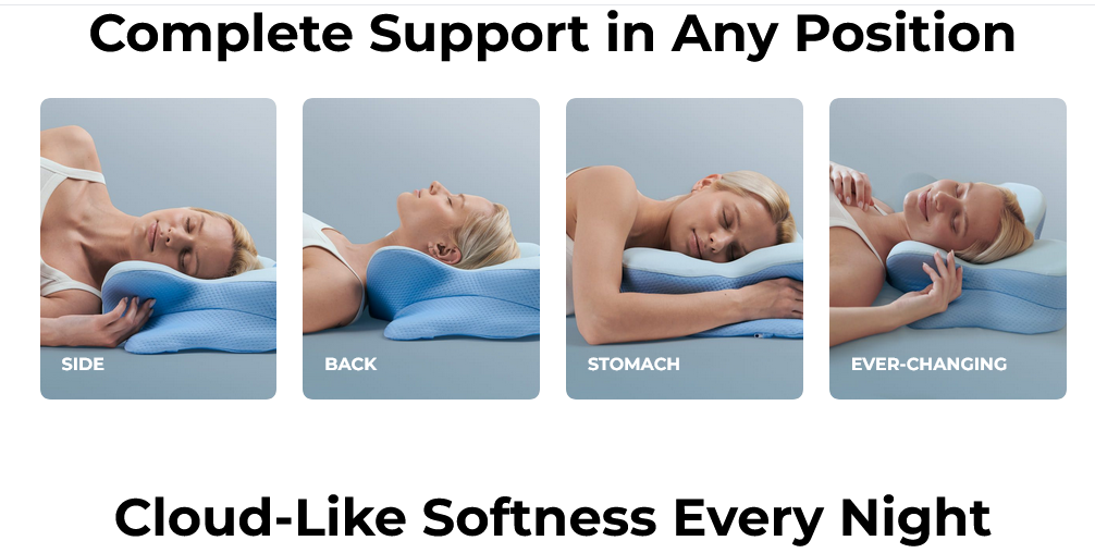Side, back, stomach sleeper support